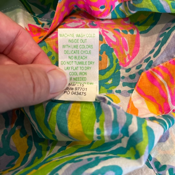 Lilly Pulitzer Amelia Island Tunic in Casa Marina S - Picture 4 of 9